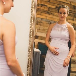 Bridesmaid dress size 10, lilac, worn once